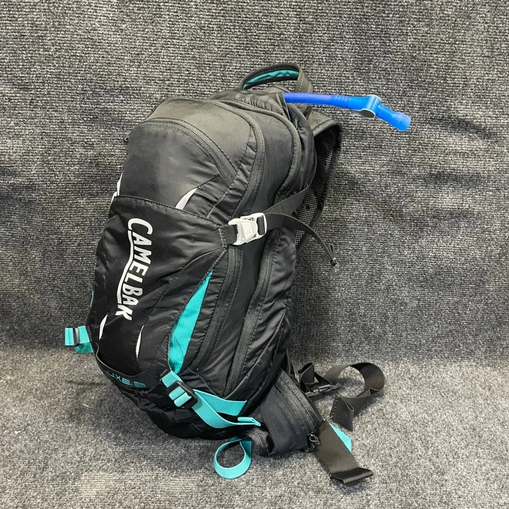 CamelBak L.U.X.E. LR 14 Women Black Teal 14L Hydration Backpack 3L 100oz Bladder